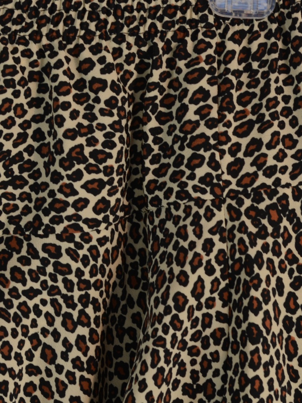 Animal Print 2 tier short skirt SZ 14